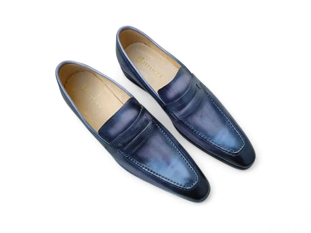 Carrucci Signature Leather Penny Loafer Slip-on - 7.5