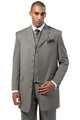 Cheap Priced Suit - Mens Long Vested Fashion Zoot Silver Suit