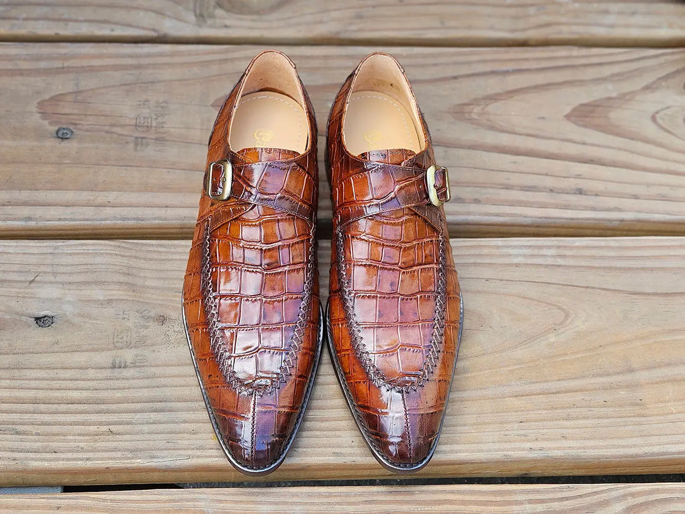 Single Monk Buckle Split Toe Loafer - 8