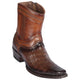 Los Altos Boots - Mens Dress Cowboy Boot - Low Priced Caiman Belly Mens European Square Toe Boots- in Brown