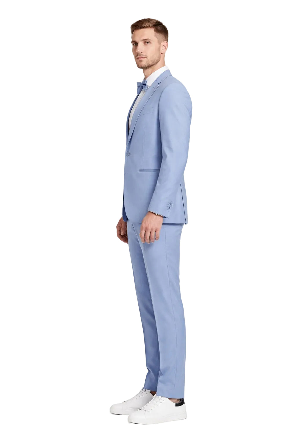 Prom 2026 Suit - Sky Blue Prom Tuxedo - Summer Slim Fit Suits - 38 Short Jacket+32 Waist Adjustable 28to34)(Height: 5’4”to5’7”)(Neck 15-16.5)S-M)