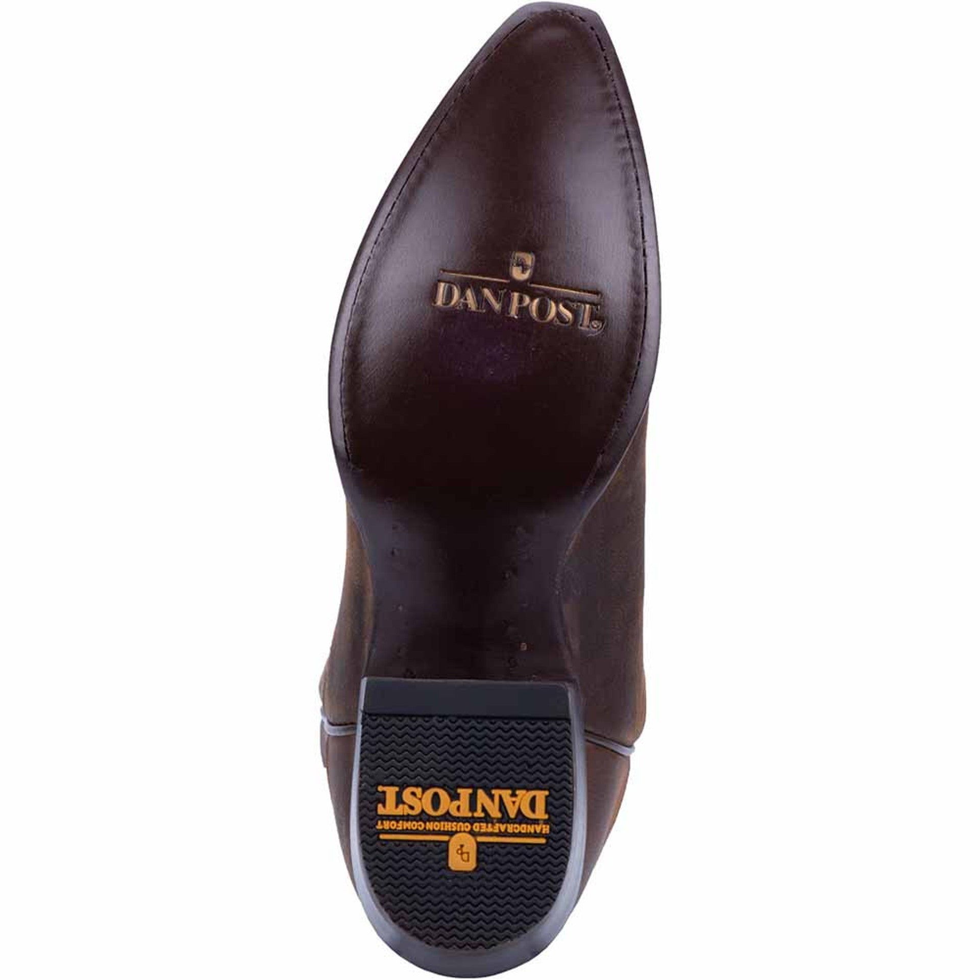 Dan Post Mens Renegade Bay Apache 13 Snip Toe Leather Cowboy Boot - 7D
