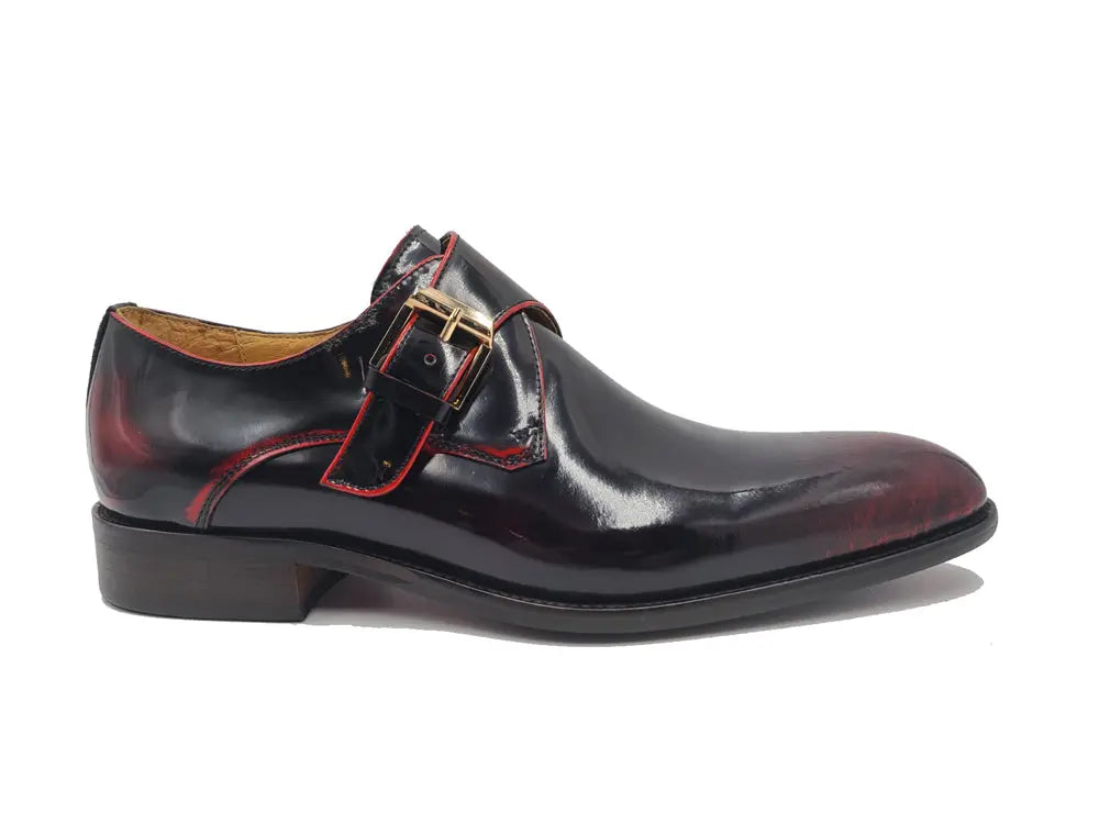 Soft Calf Patent Leather Single Monk Slip-on - 7.5