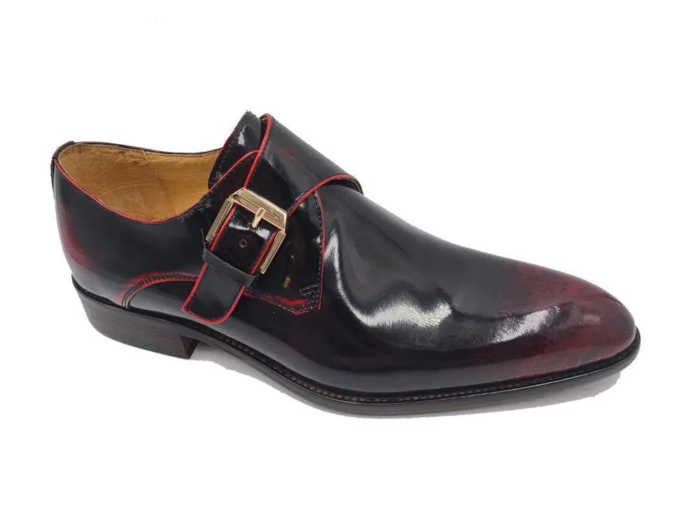 Soft Calf Patent Leather Single Monk Slip-on - 7.5