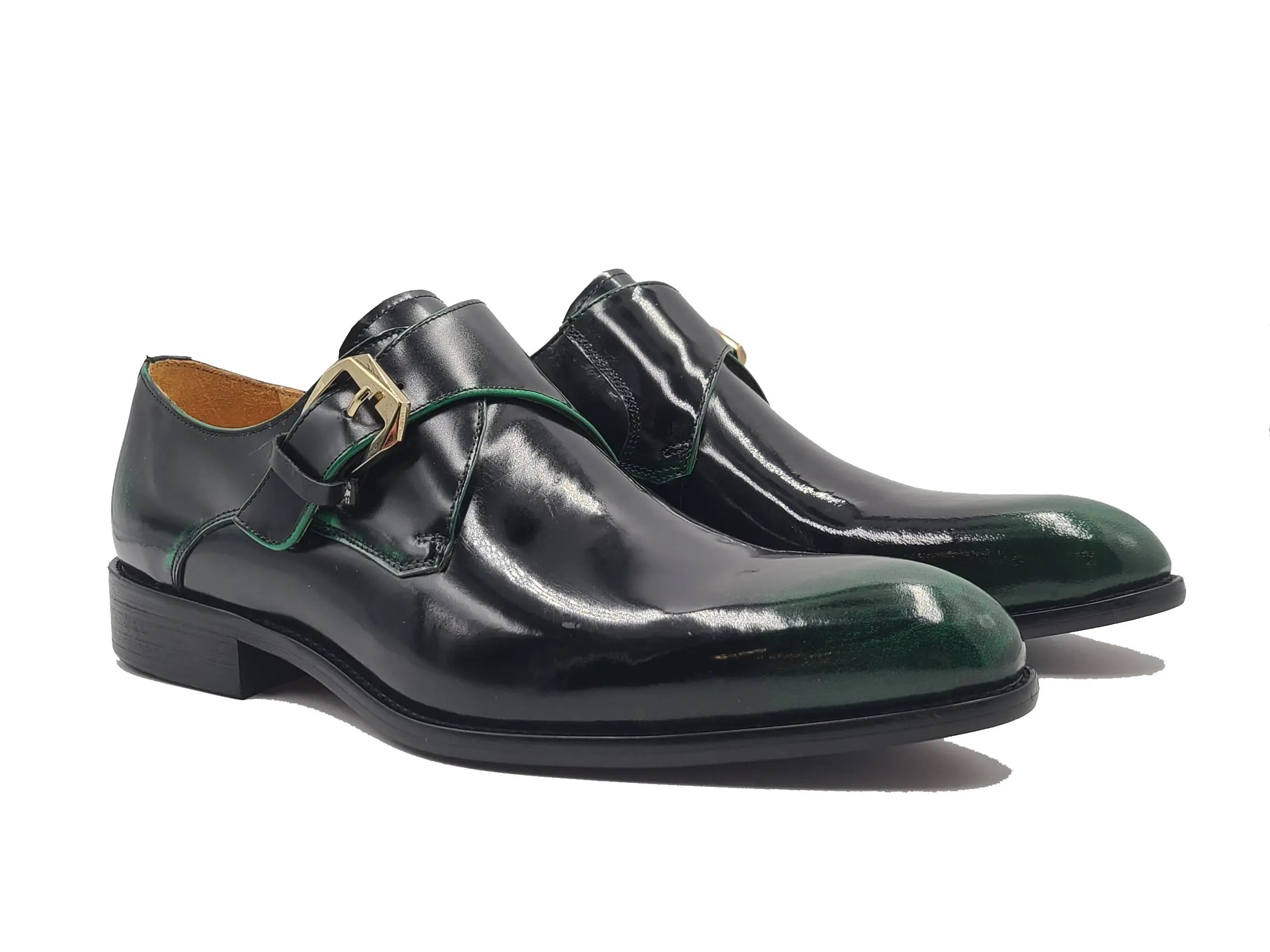 Soft Calf Patent Leather Single Monk Slip-on - 8