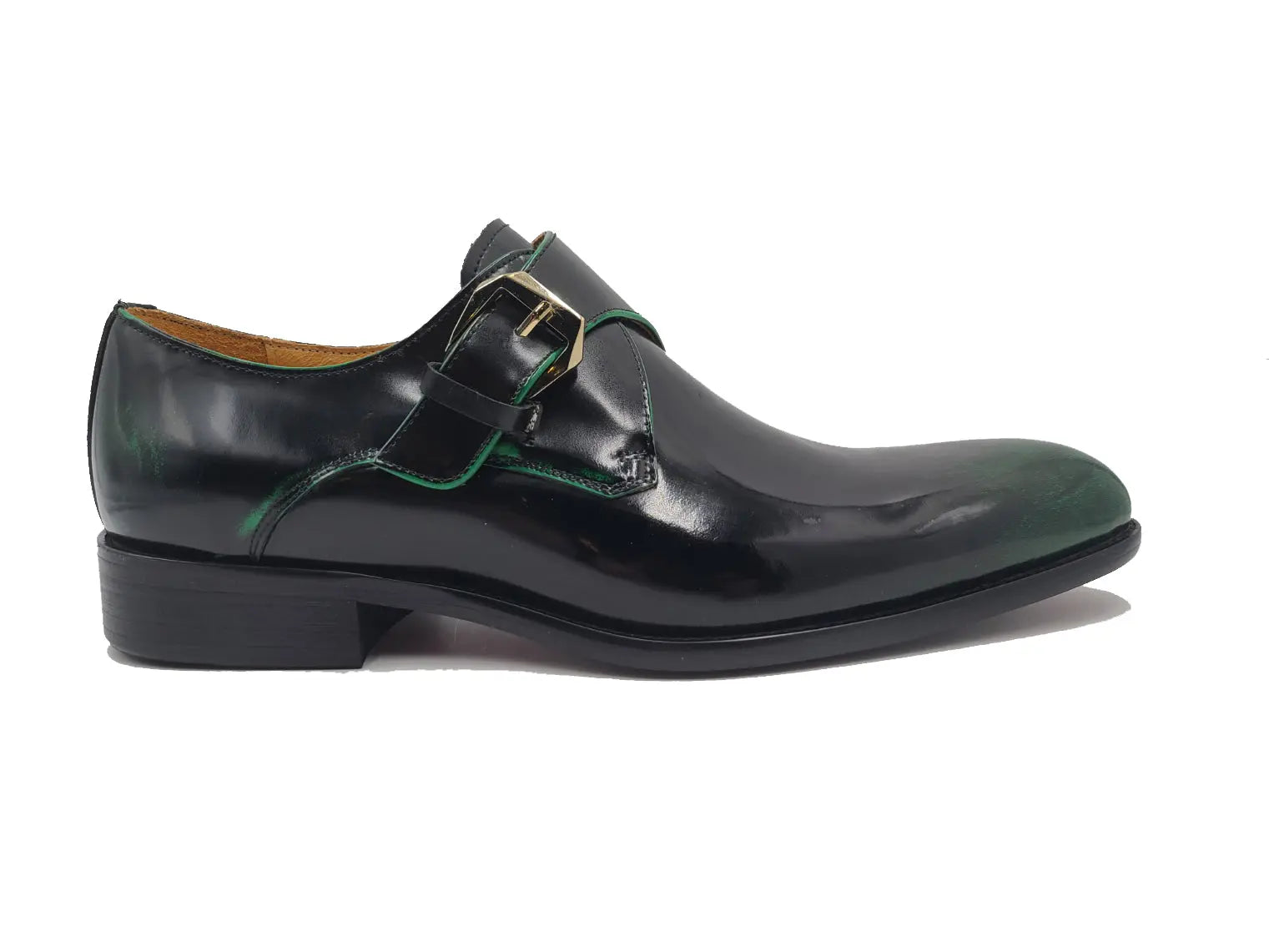 Soft Calf Patent Leather Single Monk Slip-on - 7.5