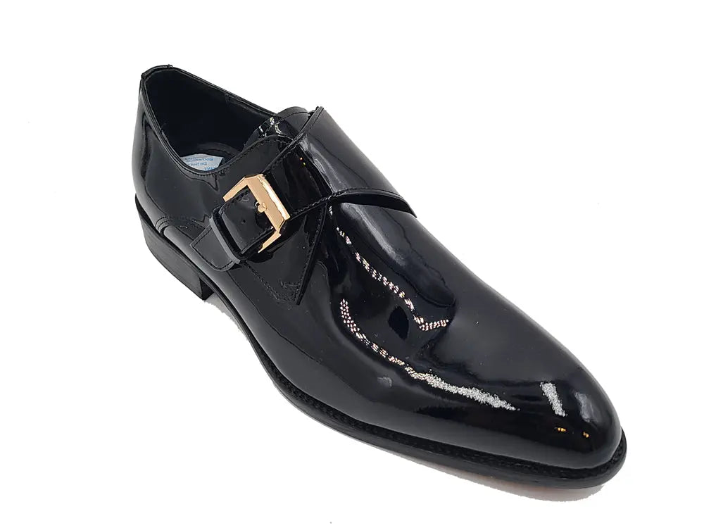 Soft Calf Patent Leather Single Monk Slip-on - 7.5