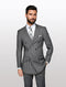 Statement Men's Grey Pin Stripe Double Breasted Suits