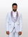 Statement Men's Ivory Velvet Shawl Lapel Tuxedos with Velvet Vest