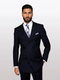 Statement Men's Navy Pin Stripe Double Breasted Suits