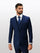 Statement Men's Sapphire 100% Wool Slim Fit Suit