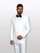 Statement Men's White with White Lapel Vested 100% Wool Tuxedos