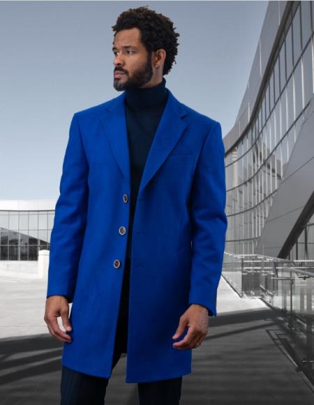 Statement Royal Overcoat - 36 Regular Jacket+30 Waist Adjustable 26to32)Height: 5'7"-6')(Neck: 14.5-16:S)