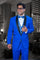 Statement 2 Side Vent Suits Royal blue suit