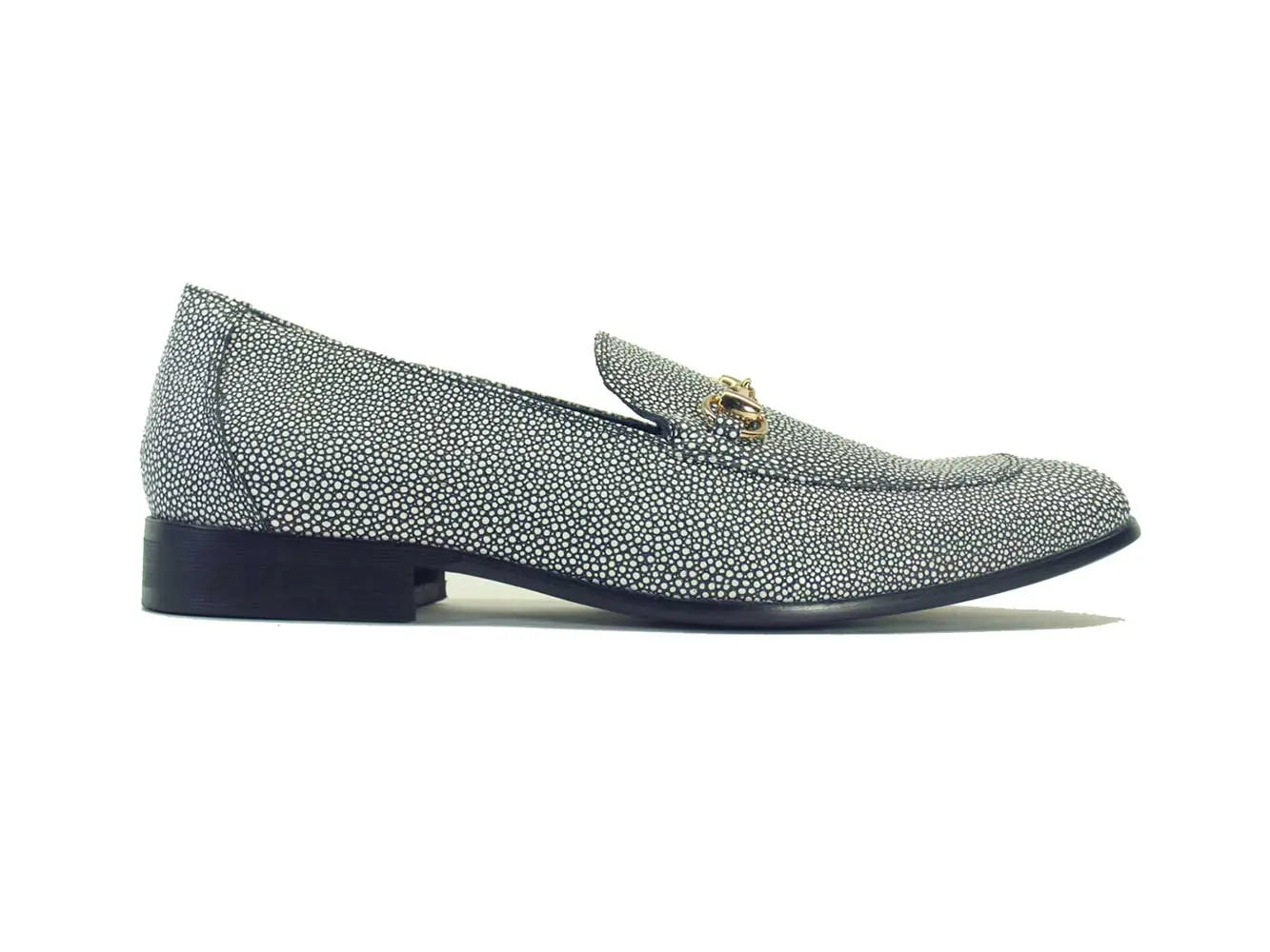 Stingray Embossed Horsebit Loafer - 7.5