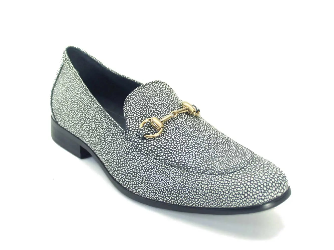 Stingray Embossed Horsebit Loafer - 7.5