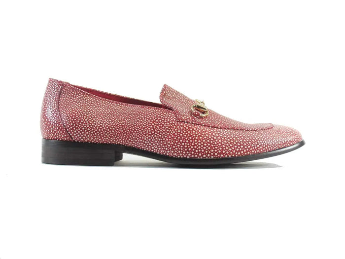 Carrucci Stingray Embossed Horsebit Loafer