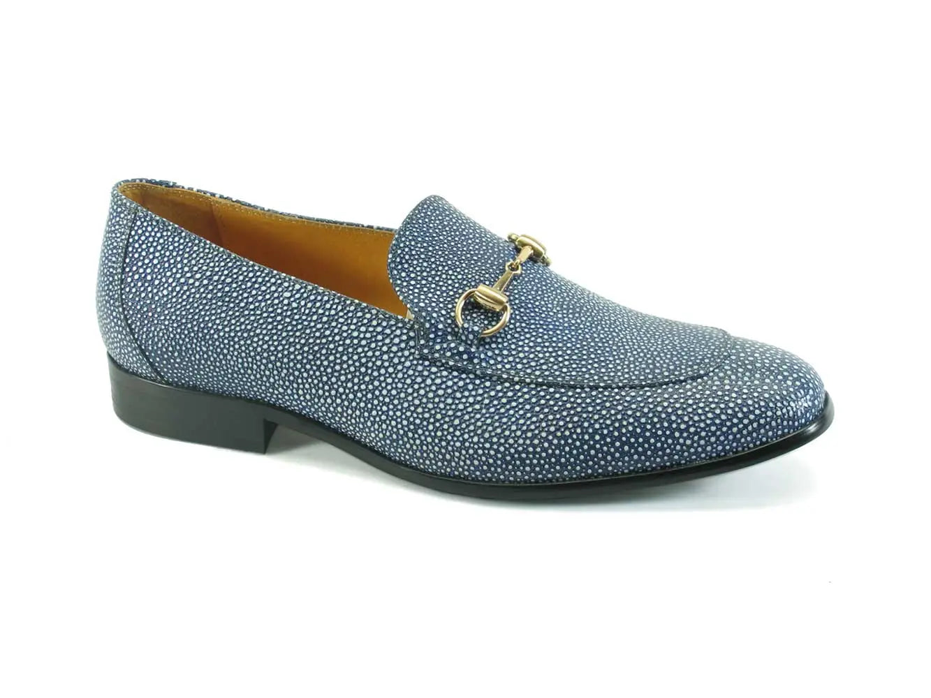 Stingray Embossed Horsebit Loafer - 7.5