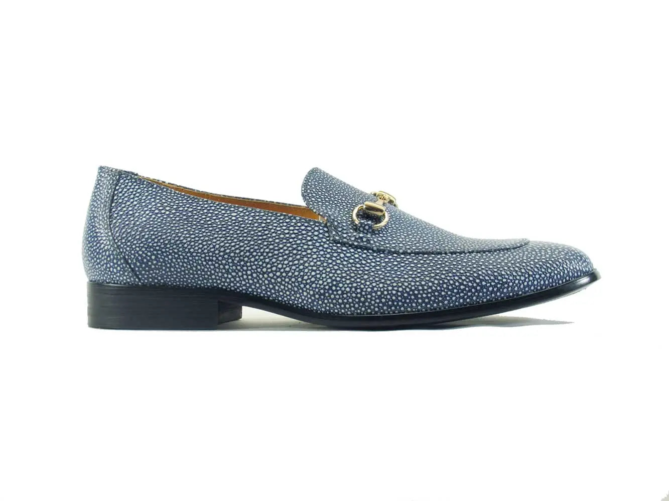 Stingray Embossed Horsebit Loafer - 7.5