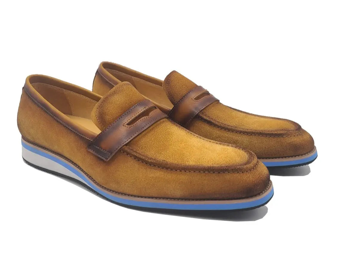 Stylish Suede Penny Loafer - 8