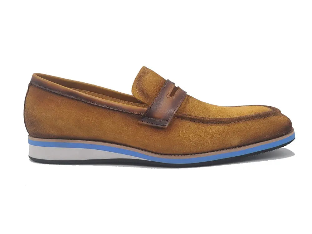 Stylish Suede Penny Loafer - 8