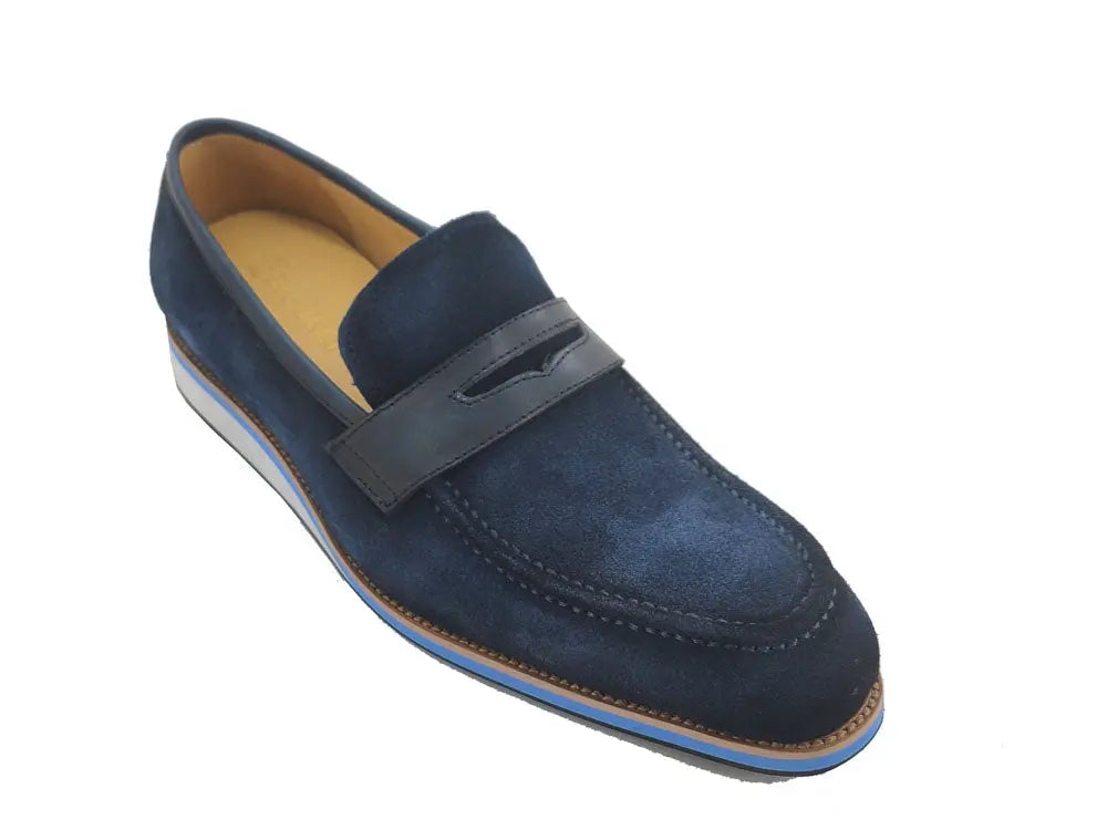 Stylish Suede Penny Loafer - 8