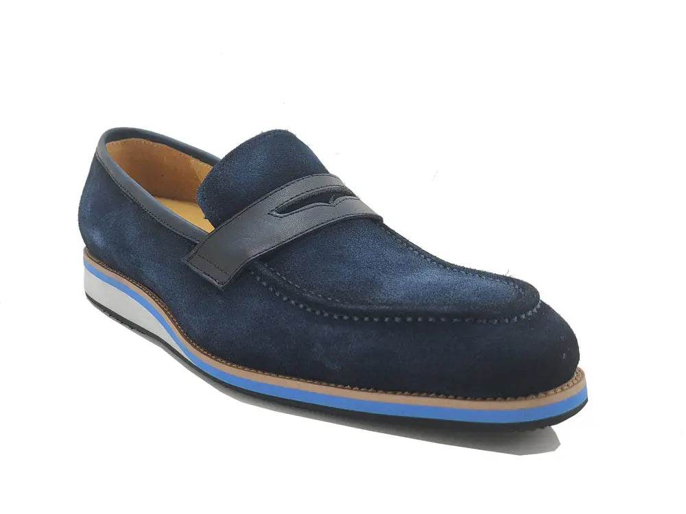 Stylish Suede Penny Loafer - 8