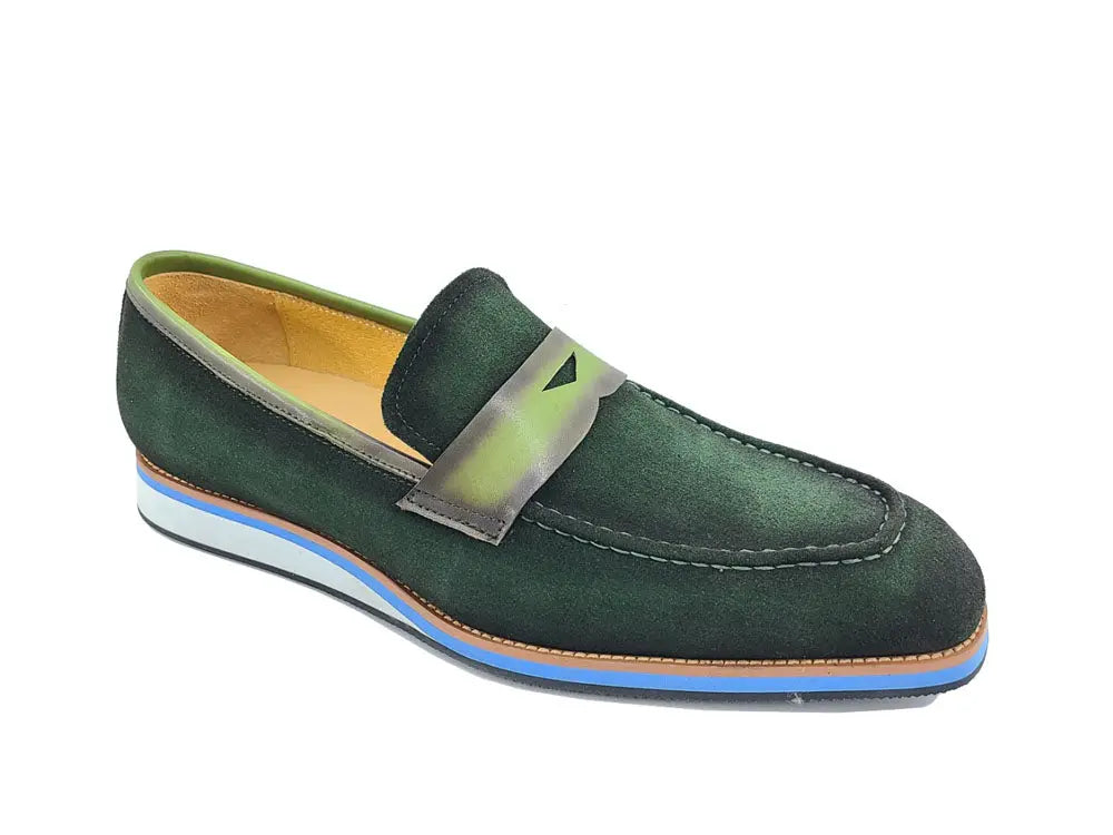 Stylish Suede Penny Loafer - 8