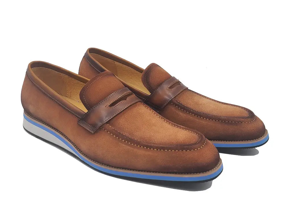 Stylish Suede Penny Loafer - 8