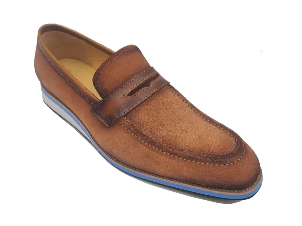 Stylish Suede Penny Loafer - 8