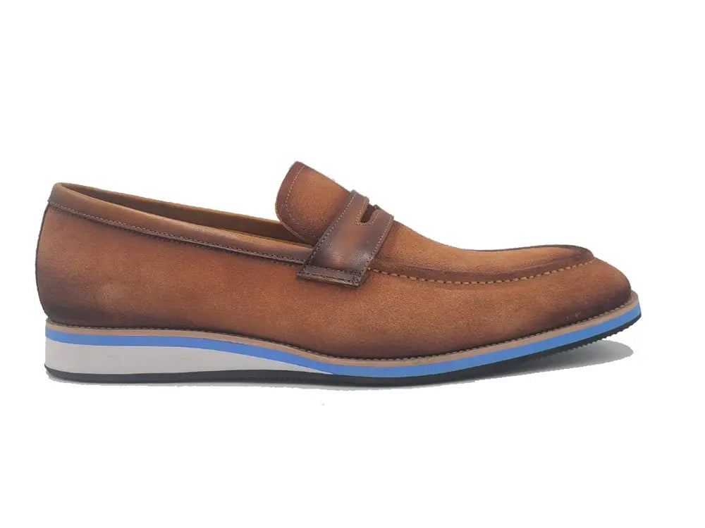 Stylish Suede Penny Loafer - 8