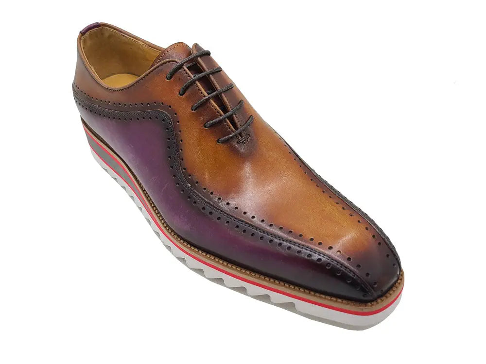 Stylish Two-Tone Brogue Oxford - 8.5