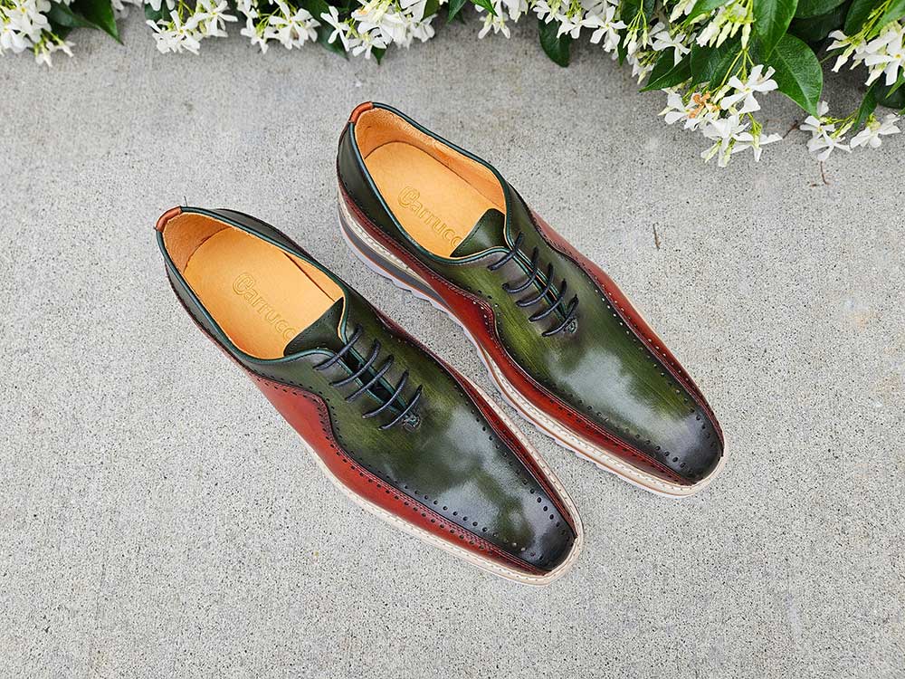 Stylish Two-Tone Brogue Oxford-New Designer Collection - 8.5