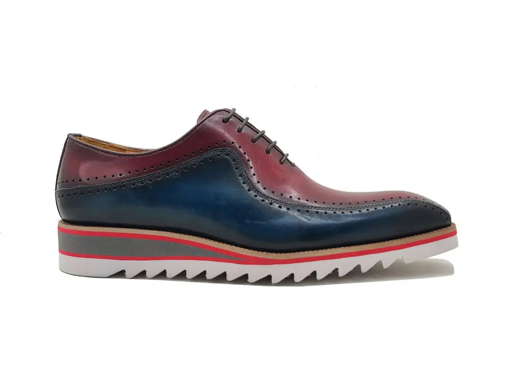 Stylish Two-Tone Brogue Oxford - 8.5