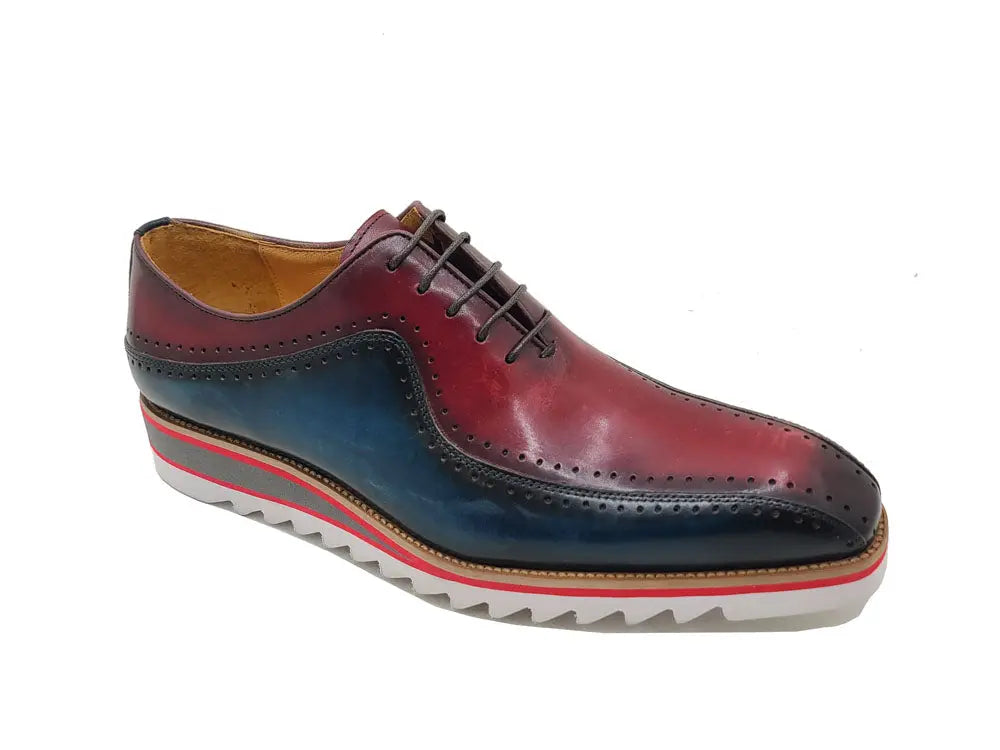 Stylish Two-Tone Brogue Oxford - 8.5