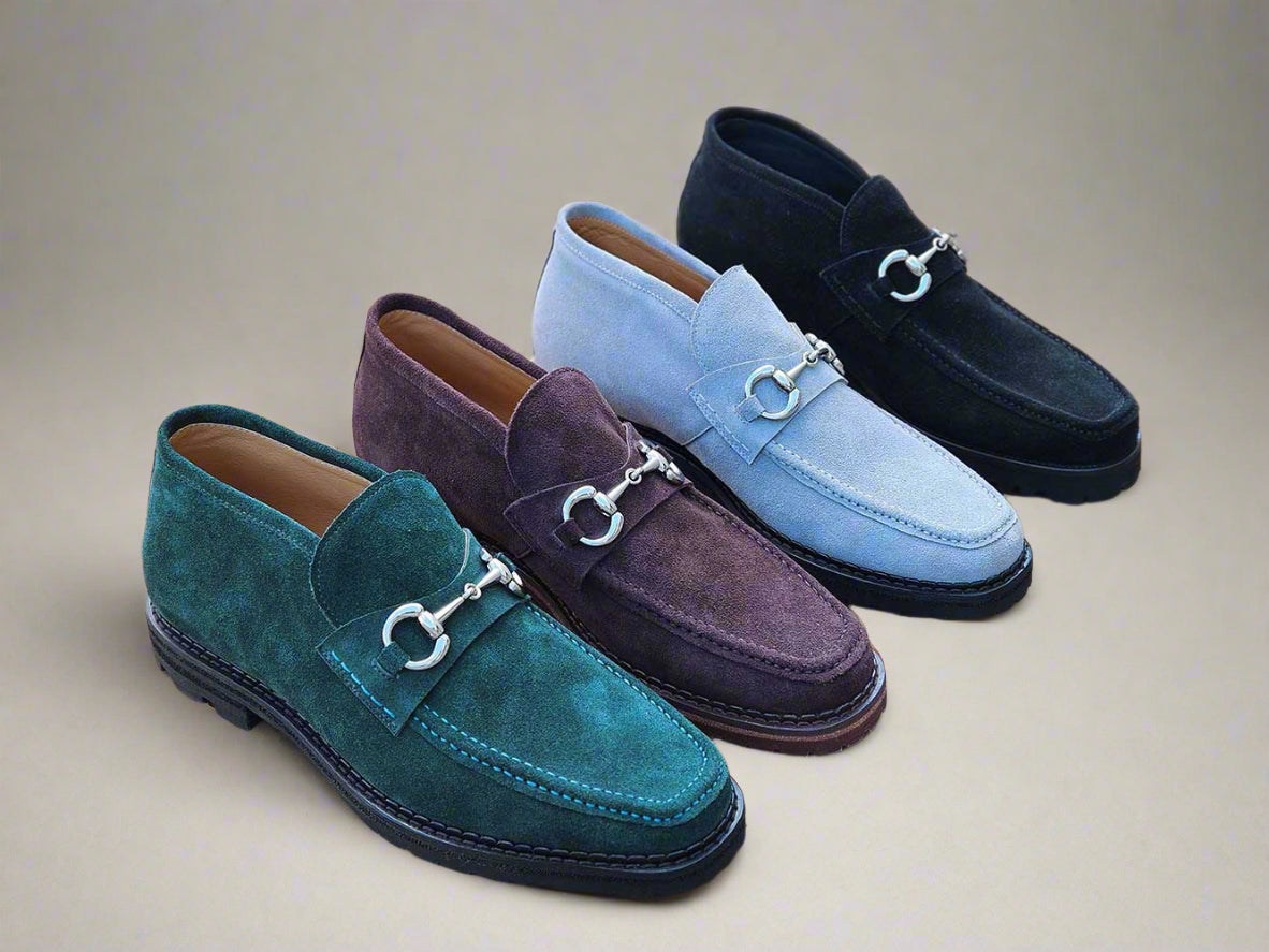 Suede Ankle Boot with Horsebit - 9.5