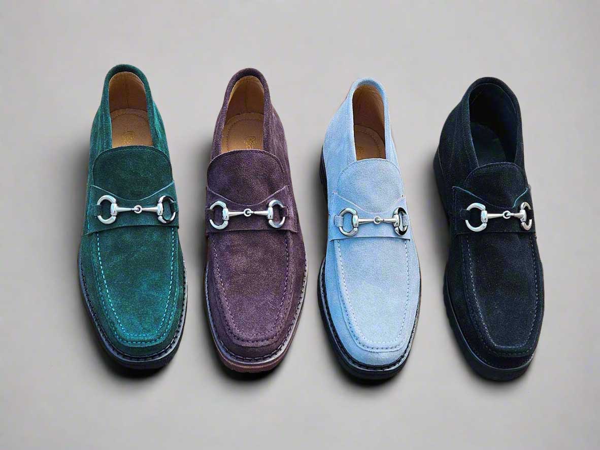 Suede Ankle Boot with Horsebit - 9.5