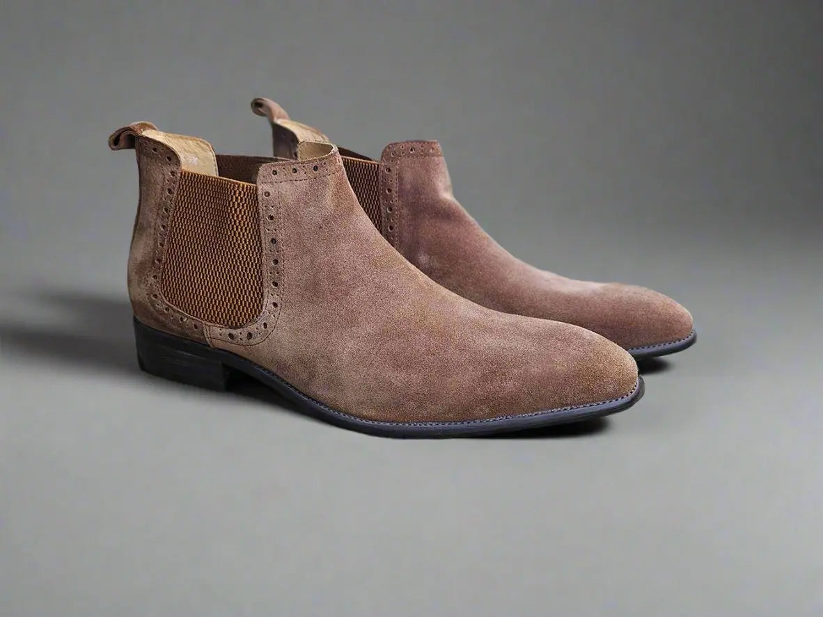 Suede Ankle Chelsea Boot - 9.5