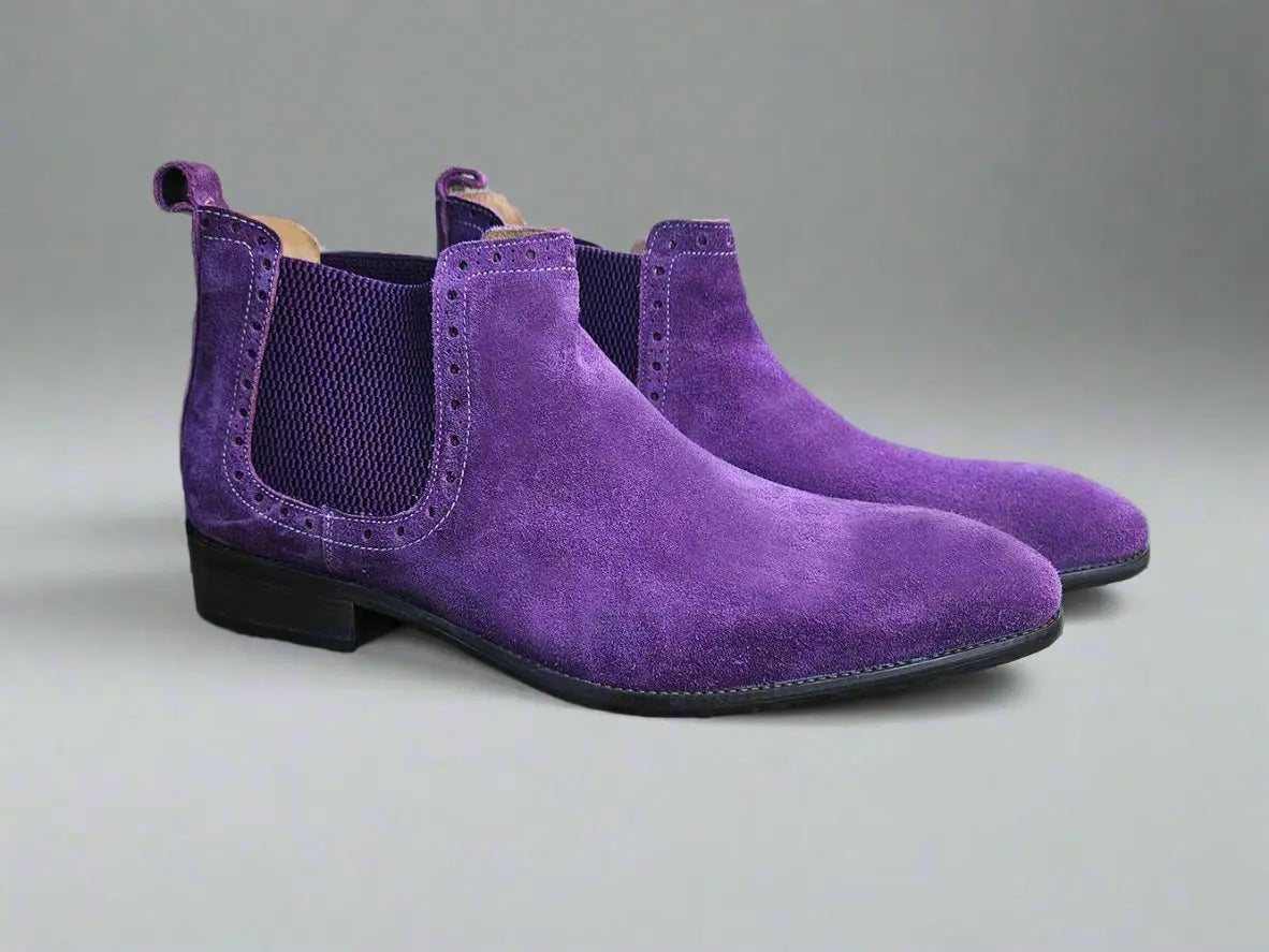 Suede Ankle Chelsea Boot - 7.5