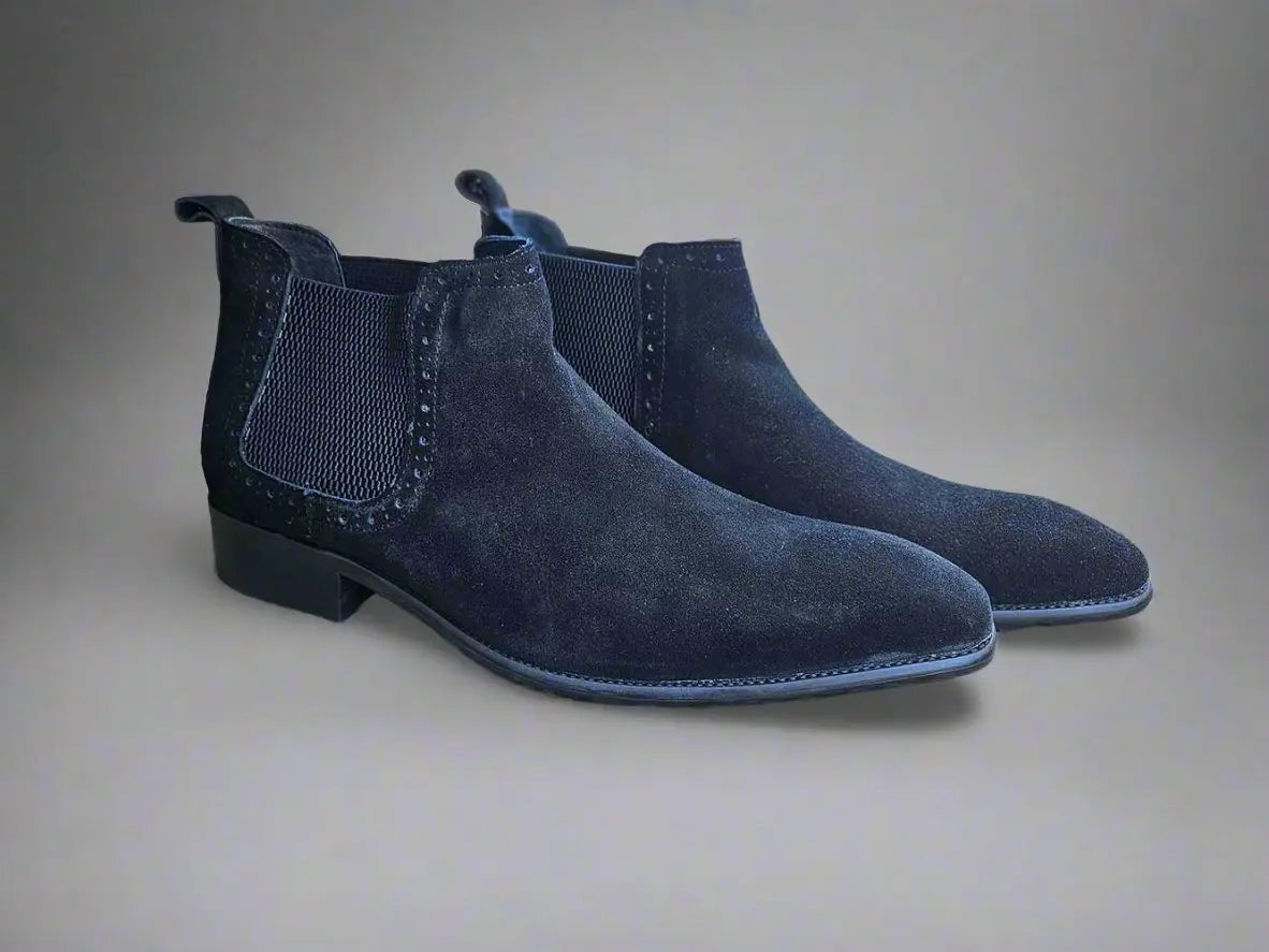 Suede Ankle Chelsea Boot - 9.5