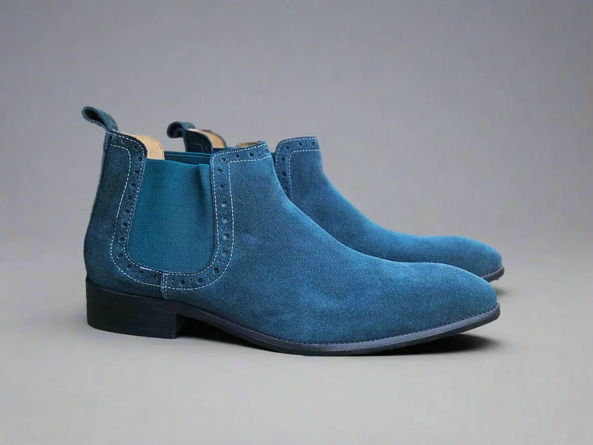 Suede Ankle Chelsea Boot - 9.5