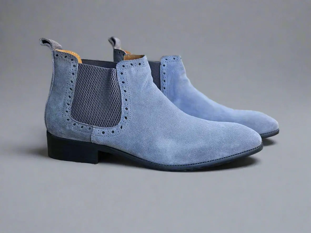 Suede Ankle Chelsea Boot - 7.5