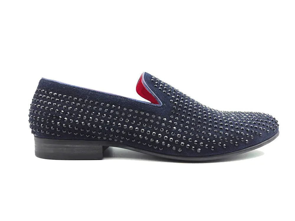 Suede Studs Formal Dress Shoes - 8.5