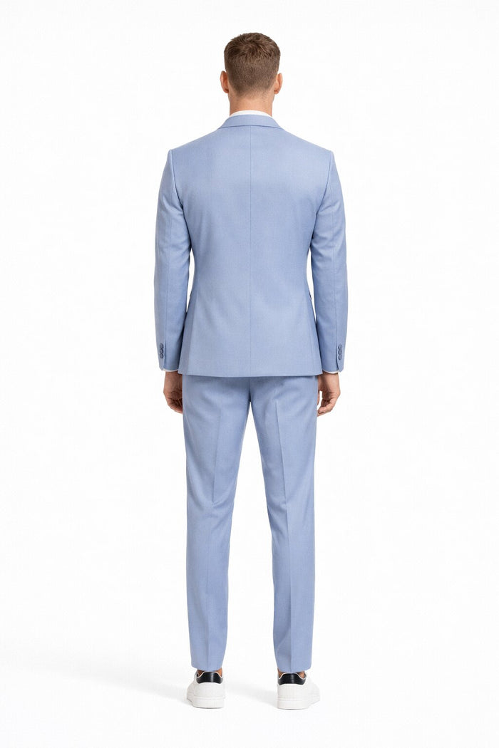 Prom 2026 Suit - Sky Blue Prom Tuxedo - Summer Slim Fit Suits