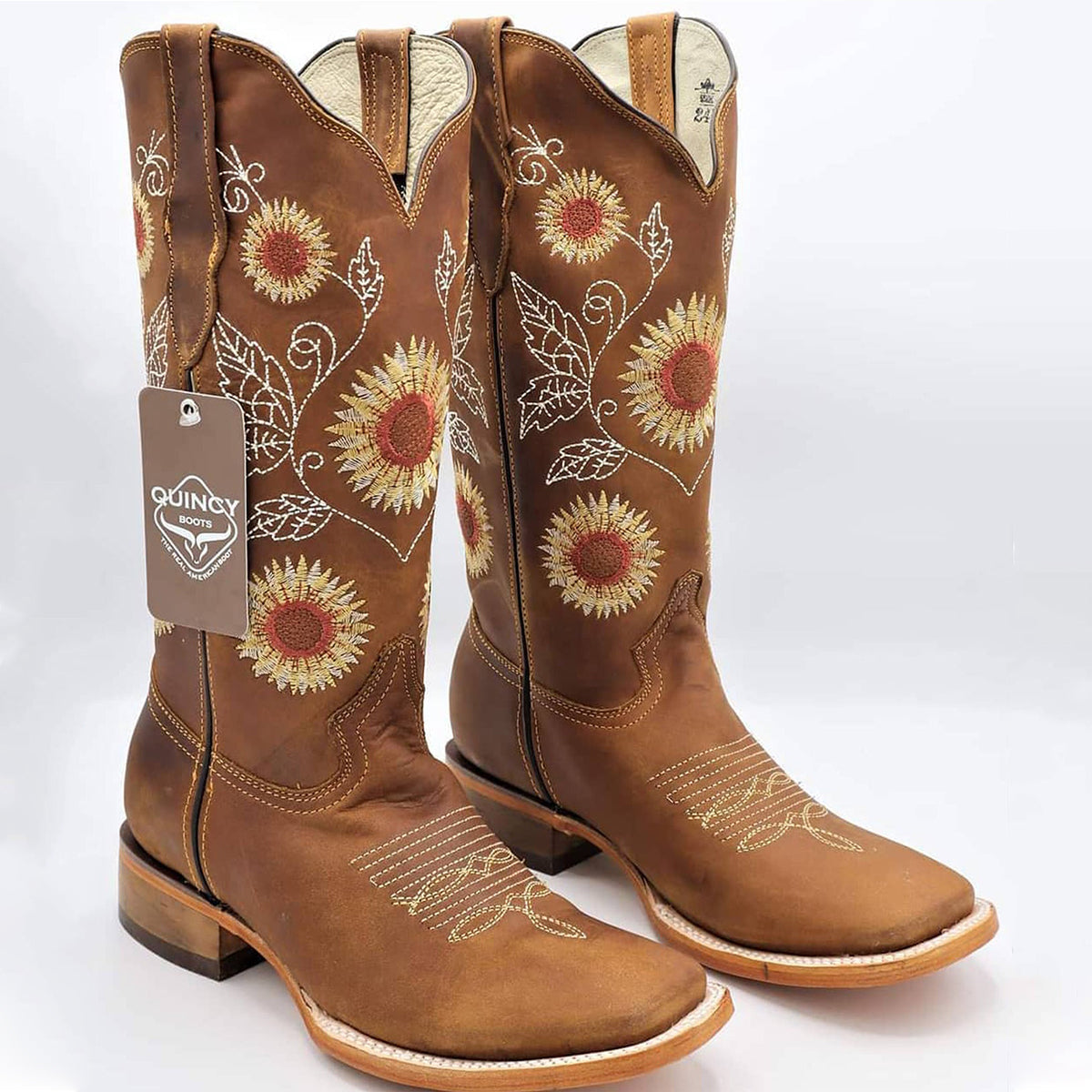 Sunflower Cowgirl Boots - 5