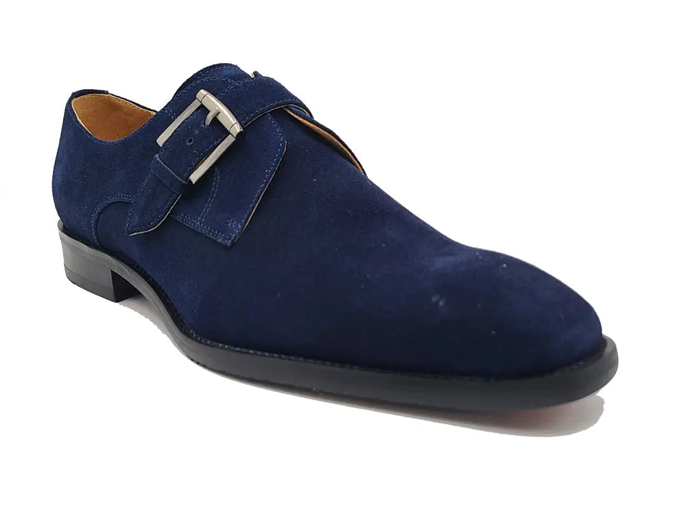 Supple Suede Single Monk-New Designer Collection - 7.5