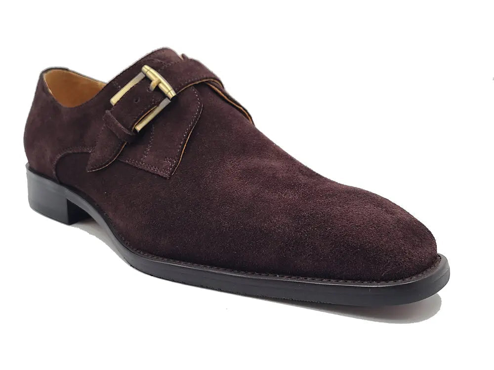 Supple Suede Single Monk-New Designer Collection - 7.5
