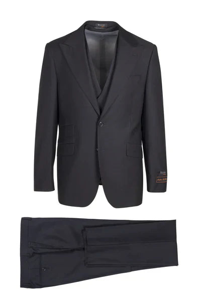 Prosecco Modern Fit, Pure Wool Suit & Vest by Tiglio Luxe TIG1001 - 36S
