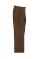Tiglio Luxe Tobacco Wide Leg, Pure Wool Dress Pants 2576