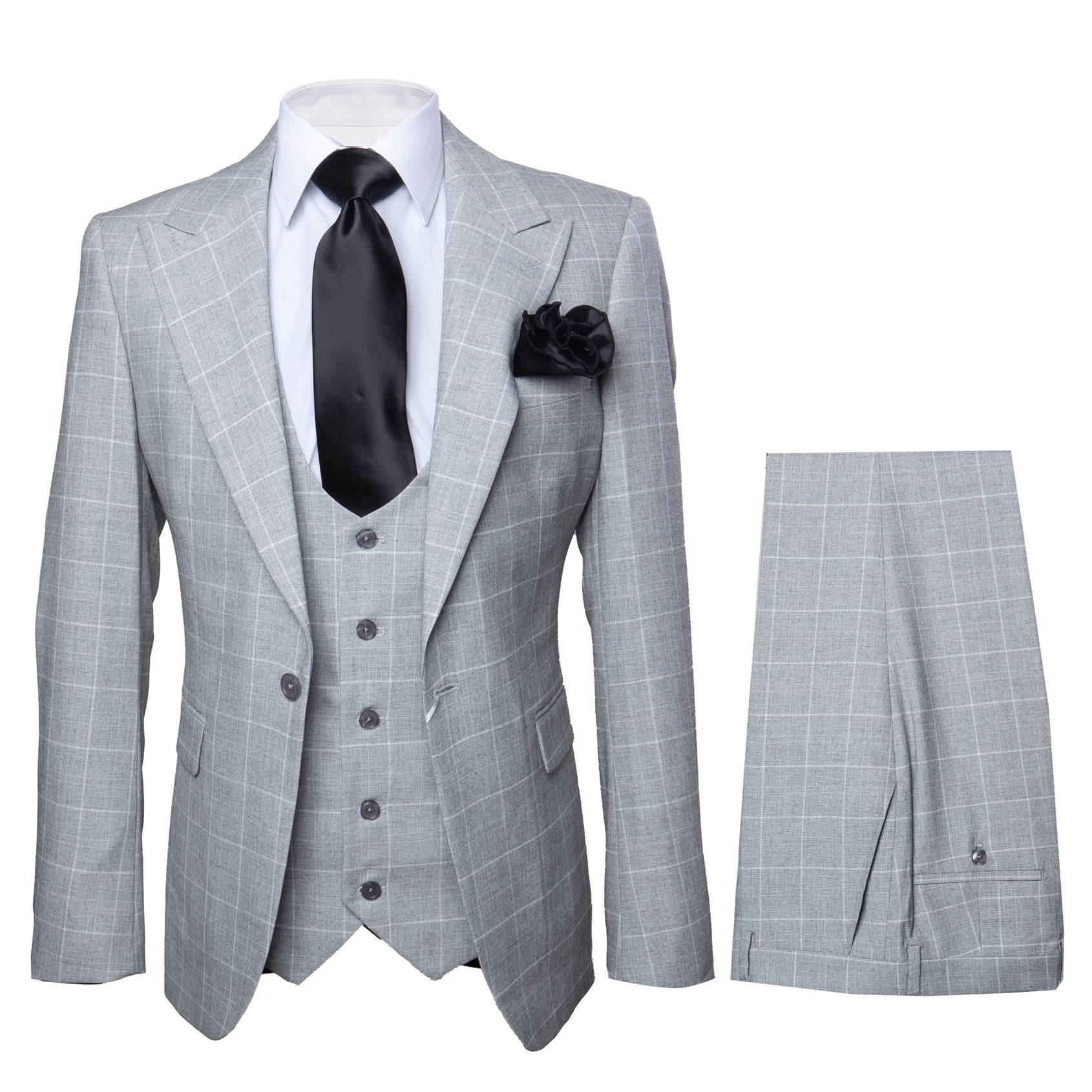 Rossi Man RM1851 Tom – Men's Slim Fit Suit for Modern Elegance - 34R